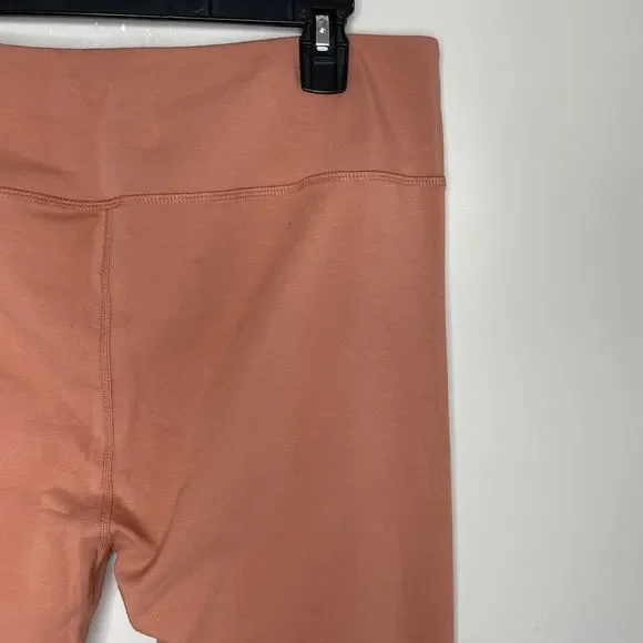 MATE The Label Leggings Womens 2X Rose Terracotta Stretch NEW Organic Cotton - Picture 6 of 10